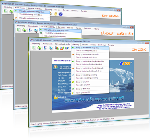 Phát hành phần mềm ECUS phiên bản 3 tích hợp tất cả các loại hình