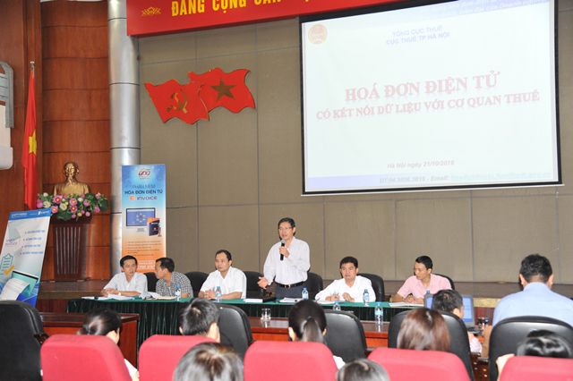 Tăng cường triển khai hoá đơn điện tử tại các doanh nghiệp thuộc Cục Thuế Thành phố Hà Nội