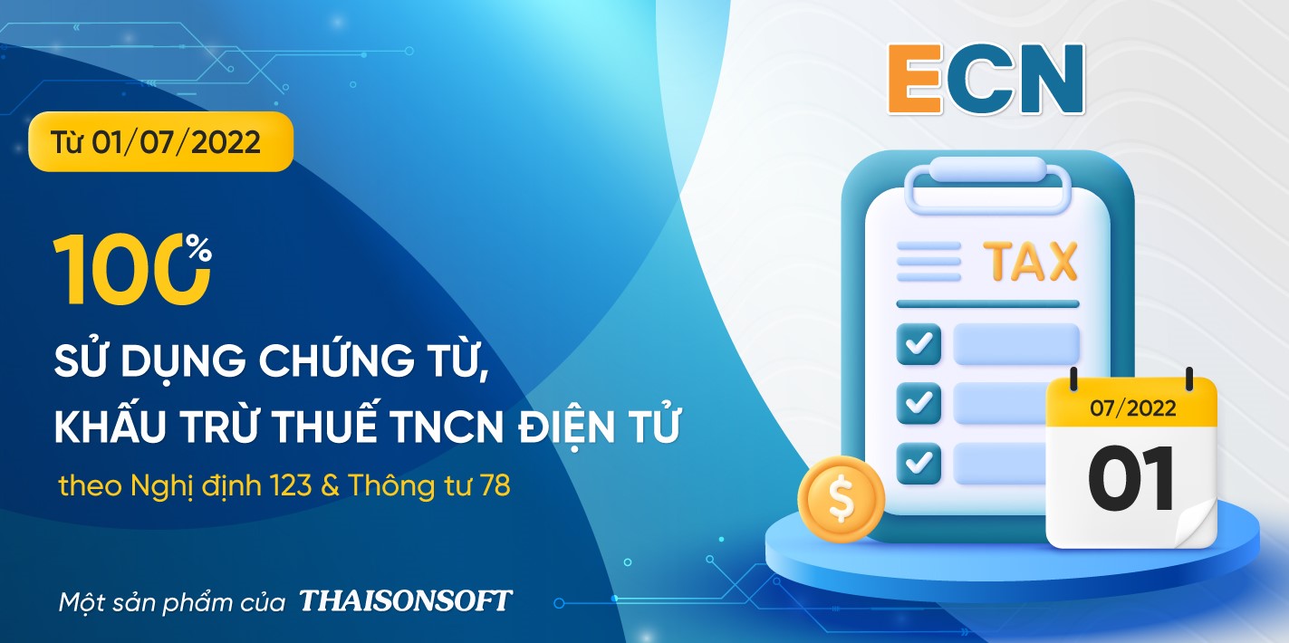 Công ty PTCN Thái Sơn ra mắt phần mềm chứng từ khấu trừ thuế TNCN ECN