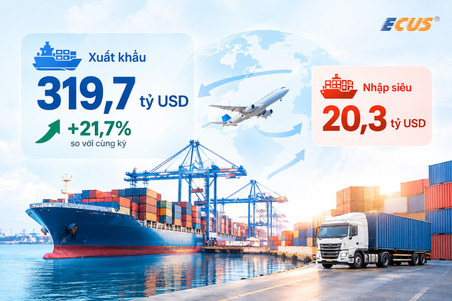 Bối cảnh hoạt động xuất nhập khẩu nước ta tính đến hết tháng 7/2026.