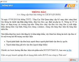 Thông báo về việc hủy bỏ mã đơn vị Hải quan sân bay Tân Sơn Nhất - 02B4
