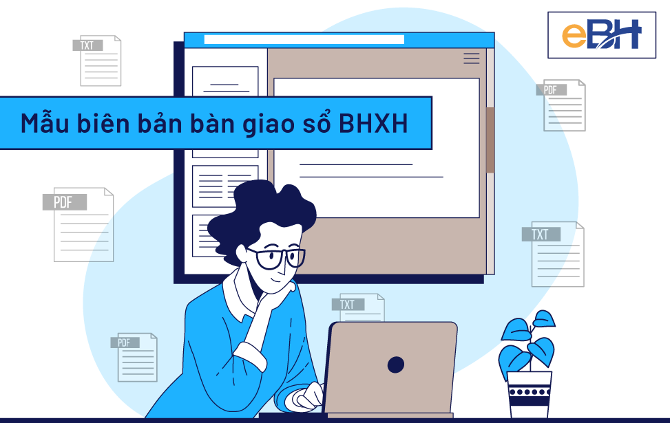 Mẫu biên bản bàn giao sổ bảo hiểm xã hội
