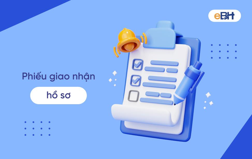 Phiếu giao nhận hồ sơ 607: cấp lại sổ BHXH do mất, hỏng