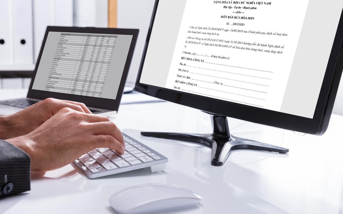 Cập nhật mẫu biên bản hủy hóa đơn điện tử mới nhất 2020