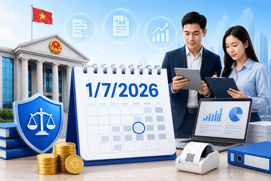 Những chính sách thuế chính thức có hiệu lực từ 01/7/2026: Doanh nghiệp, hộ kinh doanh cần lưu ý gì?