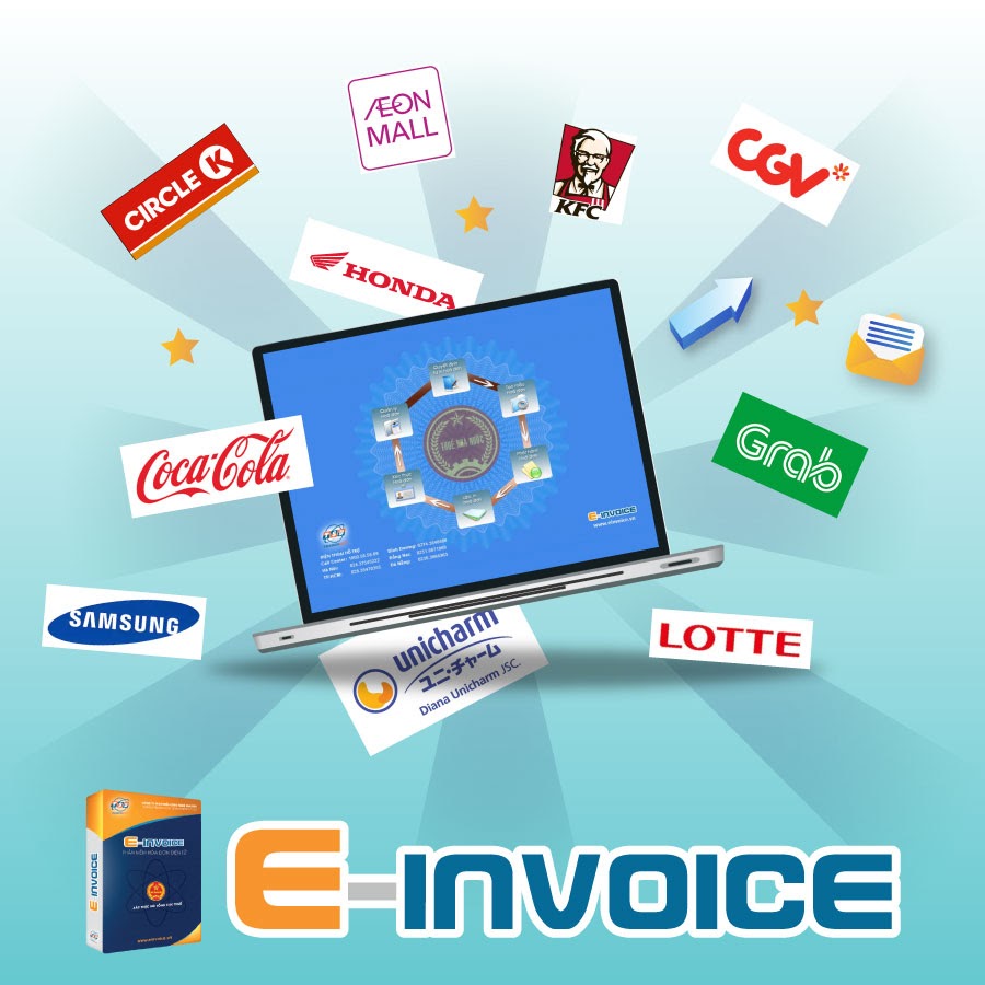 E-invoice được nhiều tên tuổi lớn tin tưởng và sử dụng.