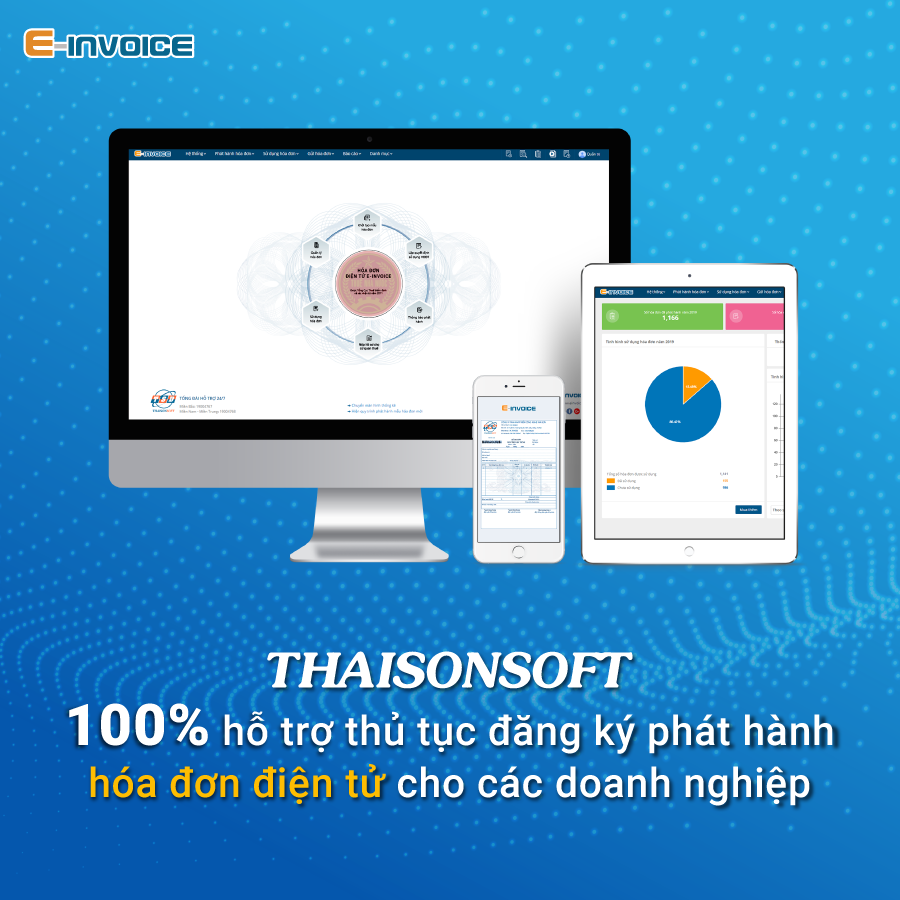 ThaisonSoft hỗ trợ doanh nghiệp triển khai hóa đơn điện tử.